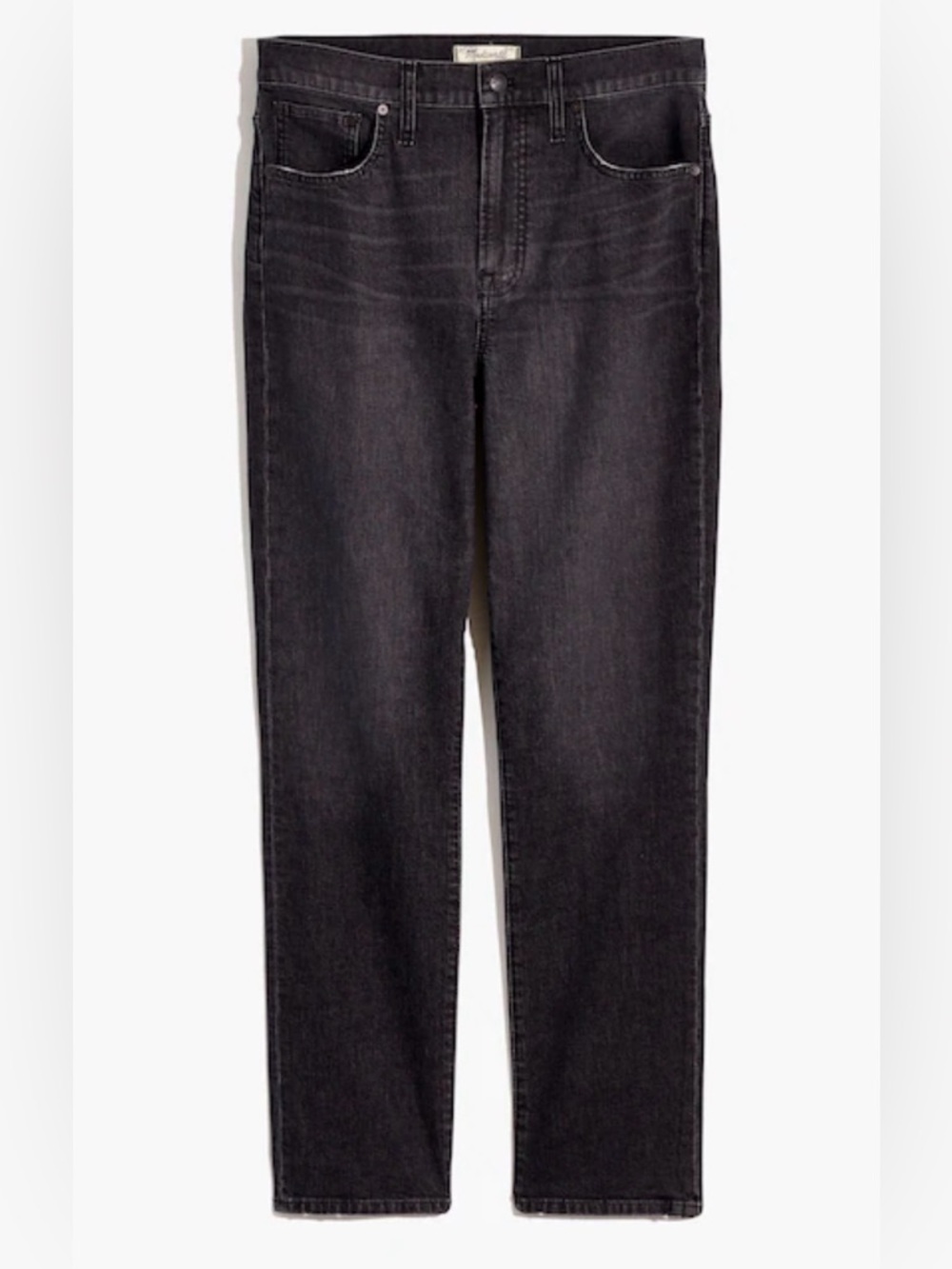 High-Rise Straight Leg Women’s Jeans - Black